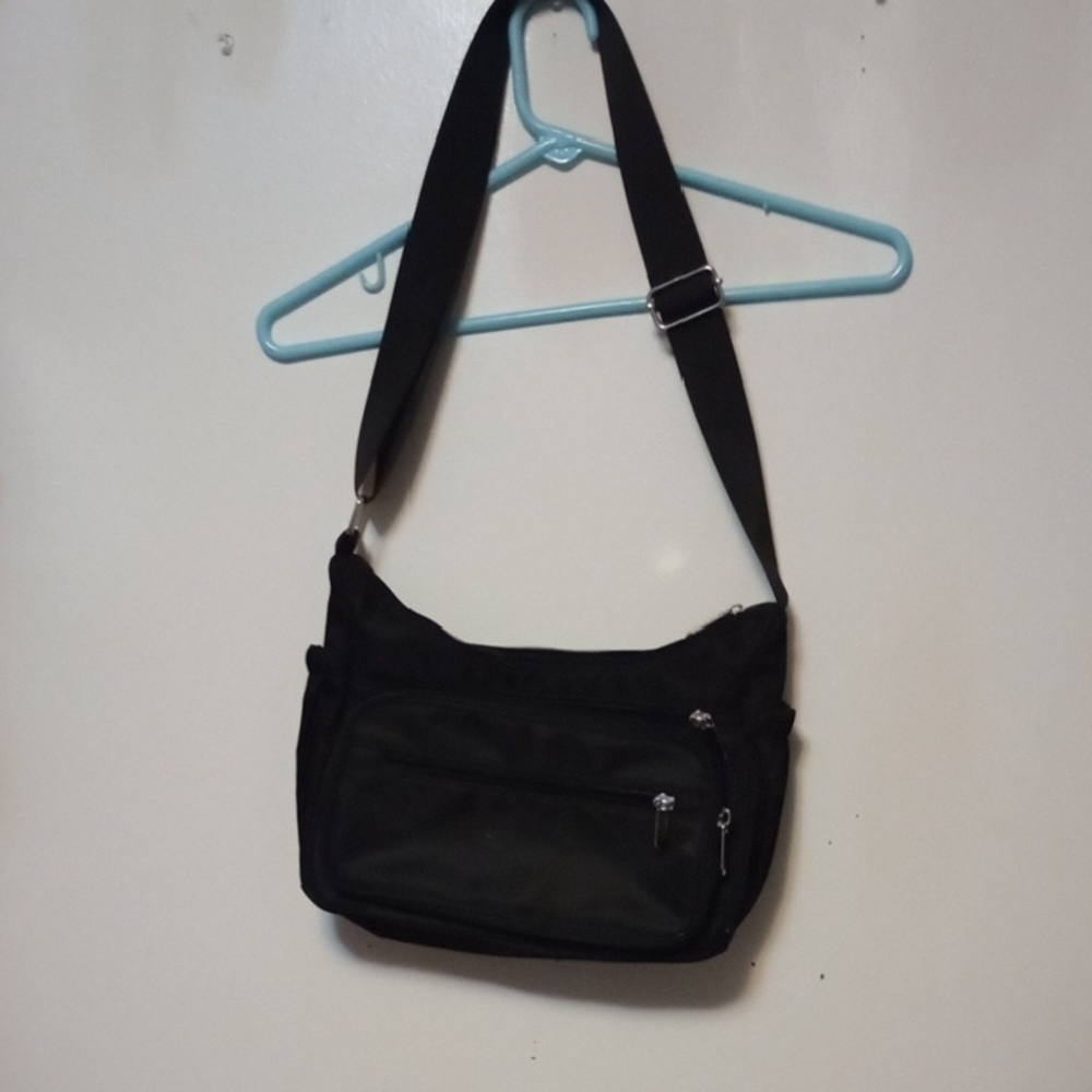 Black Men's Shoulder Bag